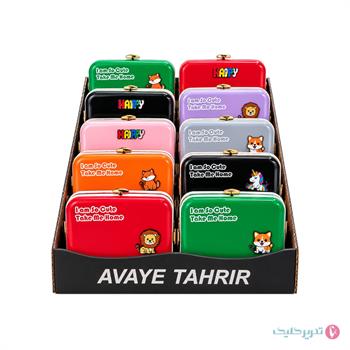 آلبوم کارت دکمه دار تبلتی ورنی عروسک دار درنیکا 90135