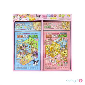 برچسب استیکر شفاف 3 برگی دسته دارکرومی XT