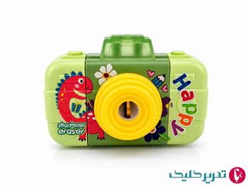  تراش وپاکن فانتزی طرح دوربین چاپ دار اسکول مکس 041