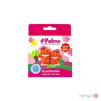 خمیر بازی 6 رنگ مقوا پالمو