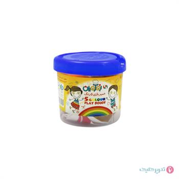 خمیربازی 5 رنگ سطلی نوآوران