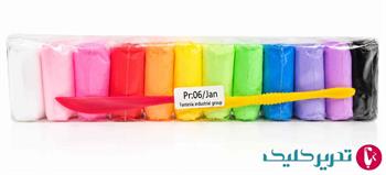 خمیربازی 12 رنگ کلی فانتزیا جعبه دار 1714 