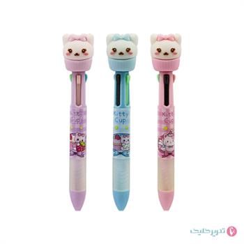  خودکار 4 رنگ سرسیلیکونی گربه ویبو 55567