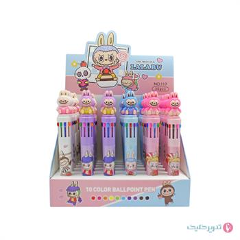 خودکار 10رنگ فشاری سرسیلیکونی لبوبو 117