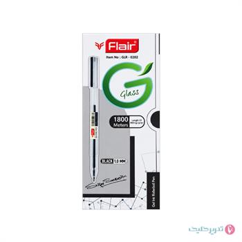 خودکار 0.1 ژل فلایر مشکی GLASS کد 0202