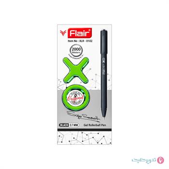 خودکار 0.7 ژل فلایر مشکی XO کد 0102
