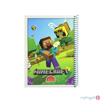  دفتر 80 برگ خطی ماینکرافت آیلار 2364