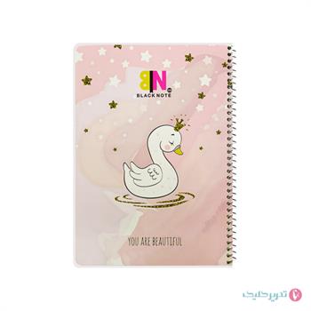 دفتر 50 برگ دوجلدی شطرنجی بلک نت 789115