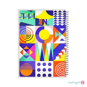 دفتر 200 برگ دوجلدی کالجی بلک نت 789124