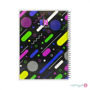 دفتر 200 برگ دوجلدی کالجی بلک نت 789124