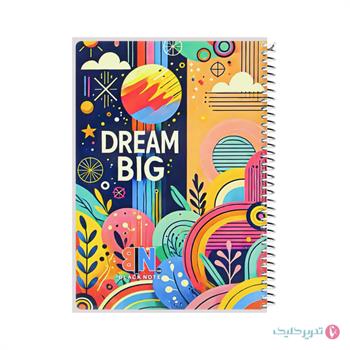 دفتر 200 برگ دوجلدی کالجی بلک نت 789124