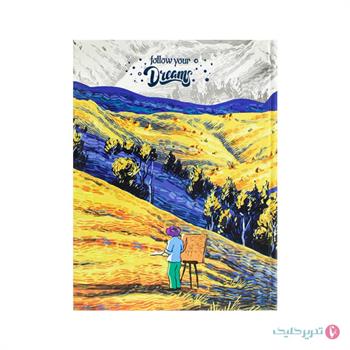 دفتر 120 برگ رحلی دوختی پیک فدک