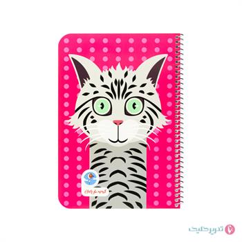 دفتر 50 برگ سیمی خطی حیوانات درسید