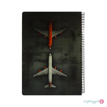  دفتر 100برگ سیمی سلفونی رحلی سویل 875