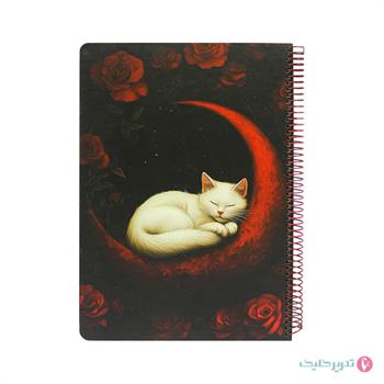 دفتر 100برگ سیمی سلفونی رحلی سویل 875