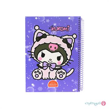  دفتر 100برگ سیمی سلفونی کرومی آیلارکد 2318