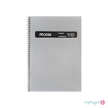 دفتر 100برگ سیمی طلقی لاتین مدیر