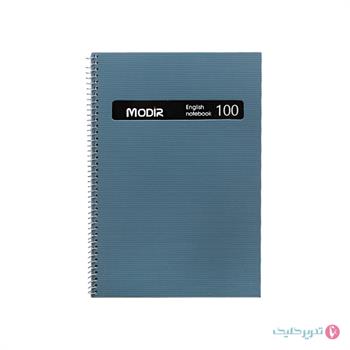 دفتر 100برگ سیمی طلقی لاتین مدیر