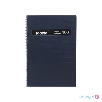 دفتر 100برگ سیمی طلقی لاتین مدیر