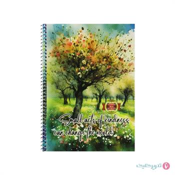 دفتر 50 برگ سیمی طلقی لاتین کلاسیک