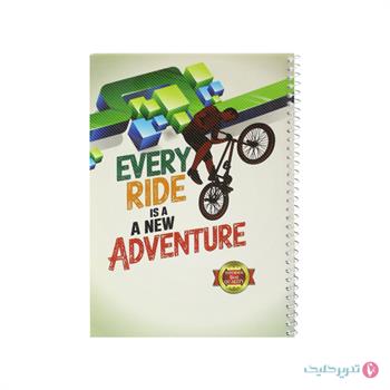 دفتر 50 برگ سیمی طلقی لاتین کلاسیک