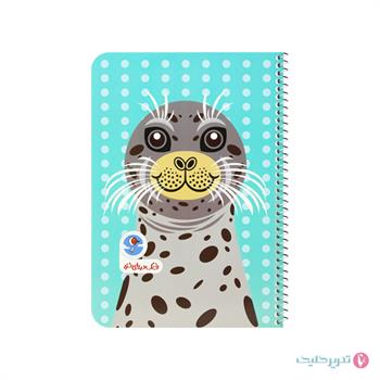 دفتر 50 برگ سیمی نقاشی حیوانات درسید