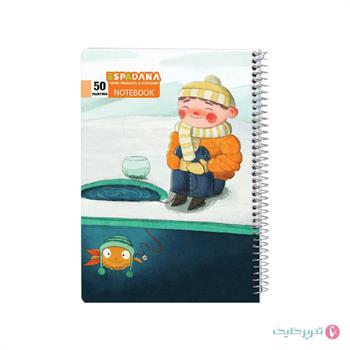 دفتر 80 برگ طلقی طرح آرتا اسپادانا کد 802