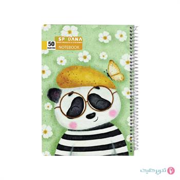 دفتر 80 برگ طلقی طرح آرتا اسپادانا کد 802