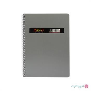  دفتر 50 برگ طلقی لاتین پنجره ای آیلار 2354