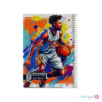 دفتر 100 برگ طلقی کلاسیک اسپورت اسپادانا کد 121