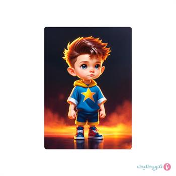 دفتر مشق 50 برگ ته چسب کرافت رقعی بلوط