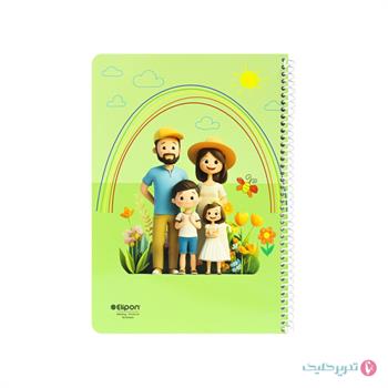 دفتر نقاشی 60 برگ سیمی فانتزی الیپون