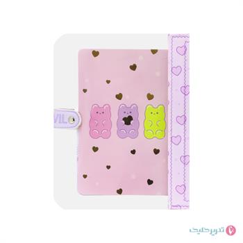 دفتر کلاسوری 6 حلقه شفاف سویل 1325