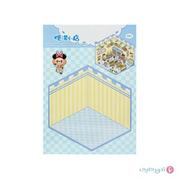 دفترچه برچسب استیکر چیدمان سه بعدی SZ