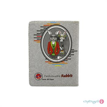 دفترچه 80 برگ 1.8 ته دوخت پارچه ای ام کا ام