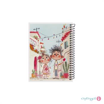 دفترچه 80 برگ 1.8 دو جلدی امیر