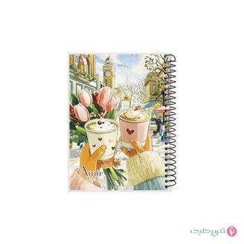 دفترچه 80 برگ 1.8 دو جلدی امیر