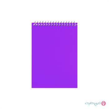 دفترچه  1.8سیمی طلقی رنگی میعاد