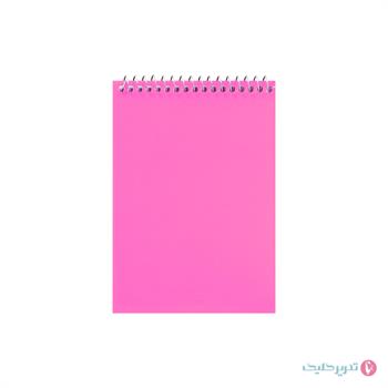 دفترچه  1.8سیمی طلقی رنگی میعاد