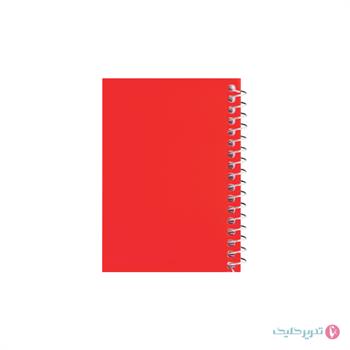 دفترچه 1.12 سیمی طلقی رنگی میعاد