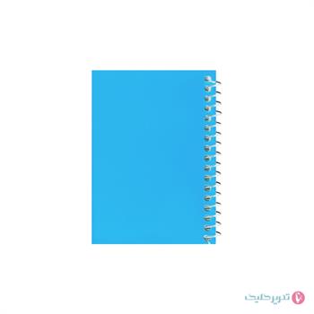 دفترچه 1.12 سیمی طلقی رنگی میعاد