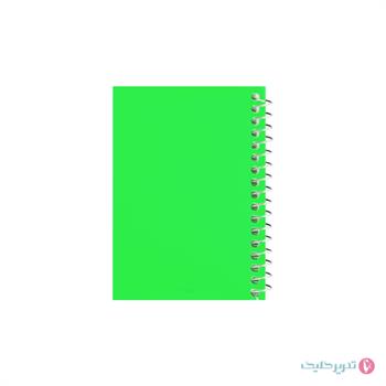 دفترچه 1.12 سیمی طلقی رنگی میعاد