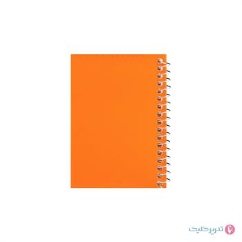 دفترچه 1.12 سیمی طلقی رنگی میعاد