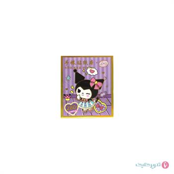 دفترچه طلاکوب استیکر12برگ کرومی SZ301 