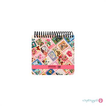 دفترچه یادداشت 160 برگ 12*12 جلد سخت کلاسیک اسپادانا 163