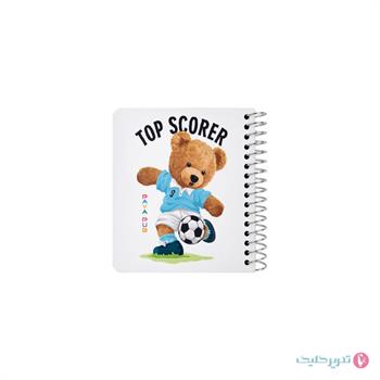 دفترچه یادداشت 80 برگ 10*11جلد گلاسه فانتزی پایاپاب کد 13