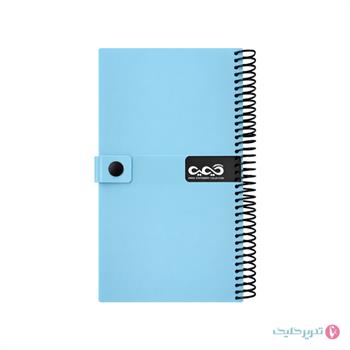دفترچه یادداشت 140 برگ 23*13 خبرنگاری دکمه دارکیمیا کد 24