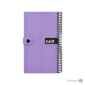 دفترچه یادداشت 140 برگ 23*13 خبرنگاری دکمه دارکیمیا کد 24