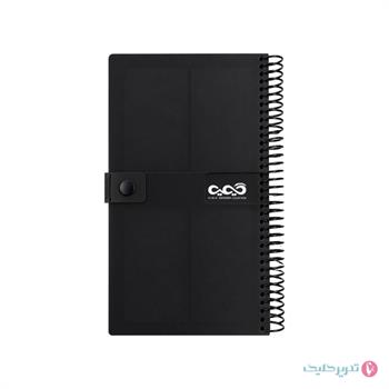 دفترچه یادداشت 140 برگ 23*13 خبرنگاری دکمه دارکیمیا کد 24