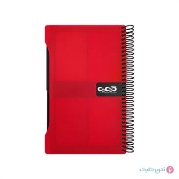 دفترچه یادداشت 100 برگ 23*13 خبرنگاری دیوایدر دار کیمیا کد 34